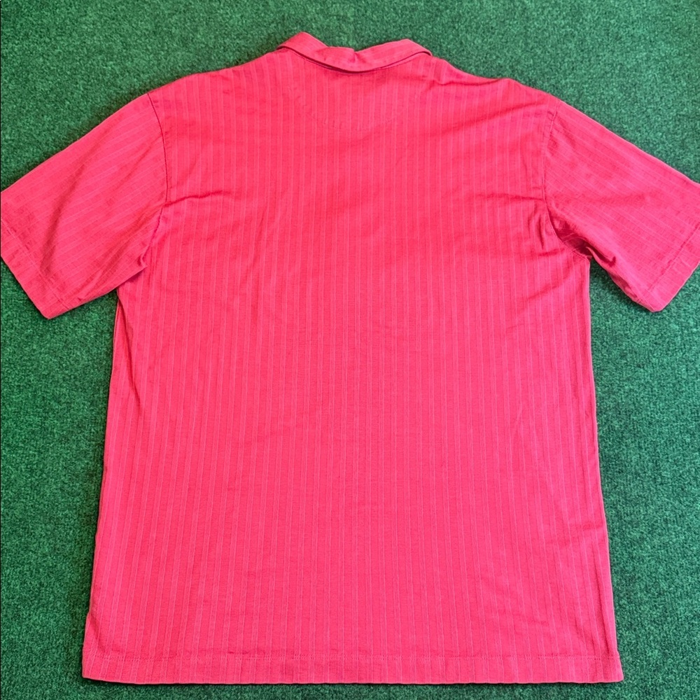 Vintage Tiger Woods Collection by Nike Dri-Fit Polo (Light red-ish color / Sz L) - Picture 7 of 7